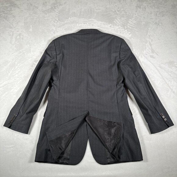 Brooks Brothers Blazer Men Size 41L Striped Wool Blend 346 Stretch Two Button - Picture 5 of 9